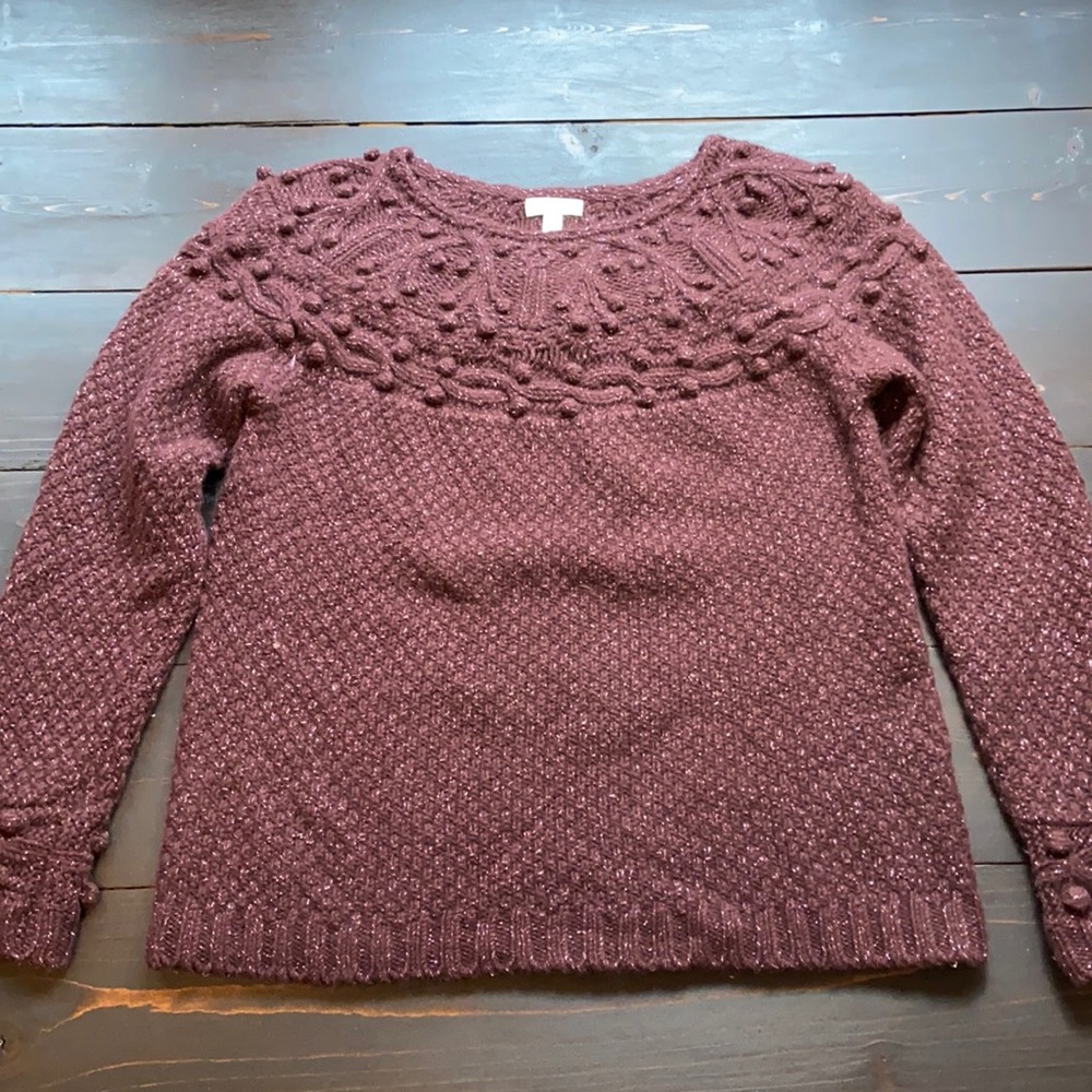 Never worn Cashmere Garnet Hill knit sweater